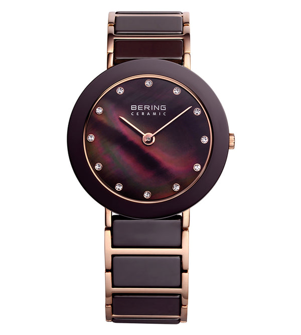 Bering | Brown Ceramic | Women Watch