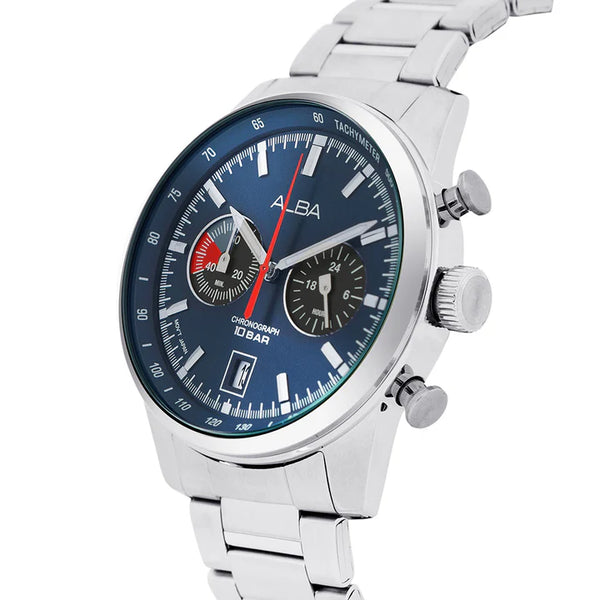 Alba | Navy Blue and Black | Men's Watch