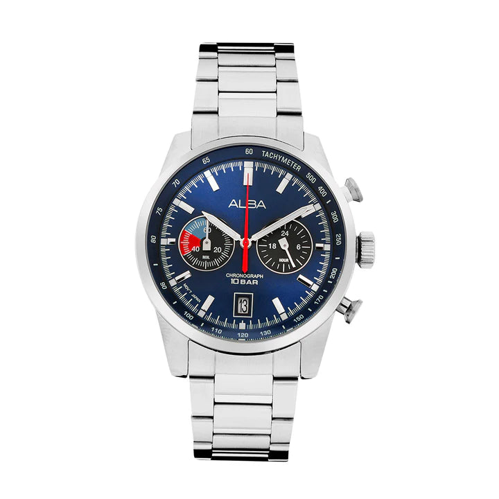 Alba | Navy Blue and Black | Men's Watch