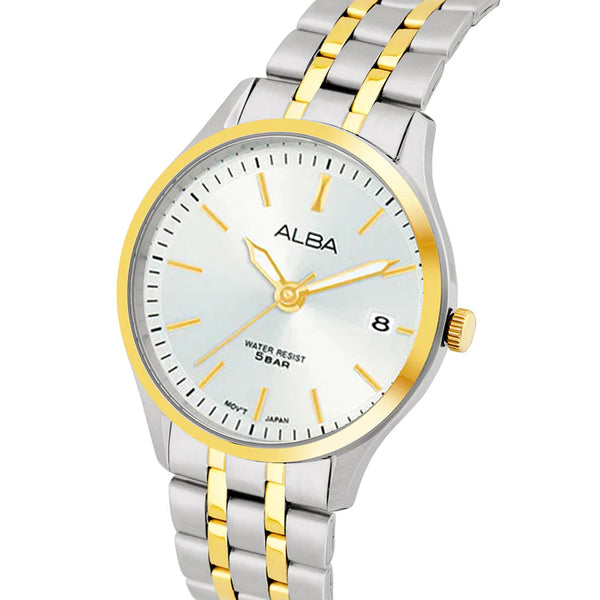 ALBA | Silver Dial with Date | Women's Watch