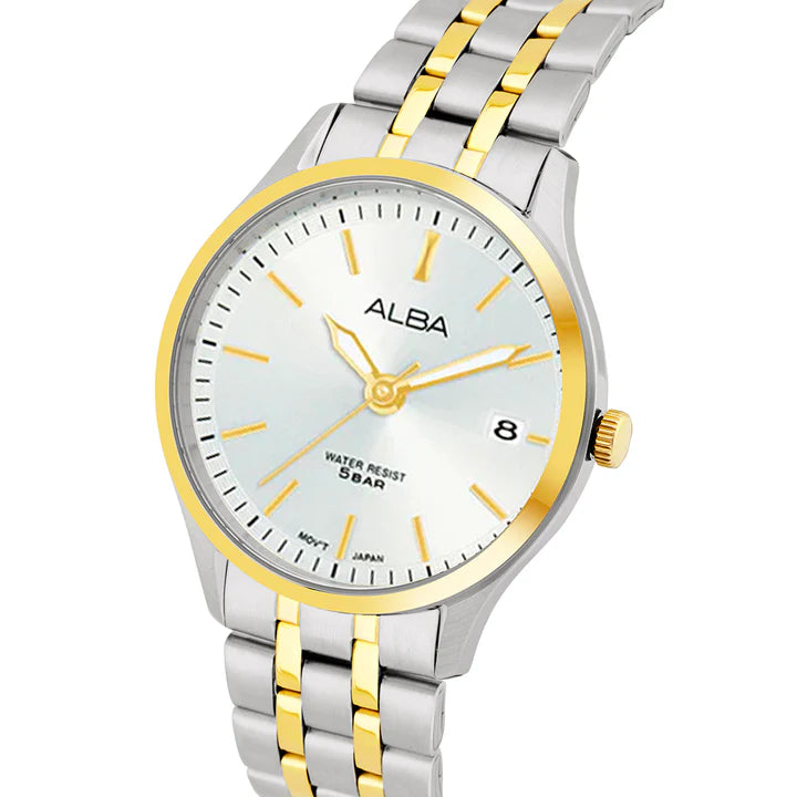 ALBA | Silver Dial with Date | Women's Watch