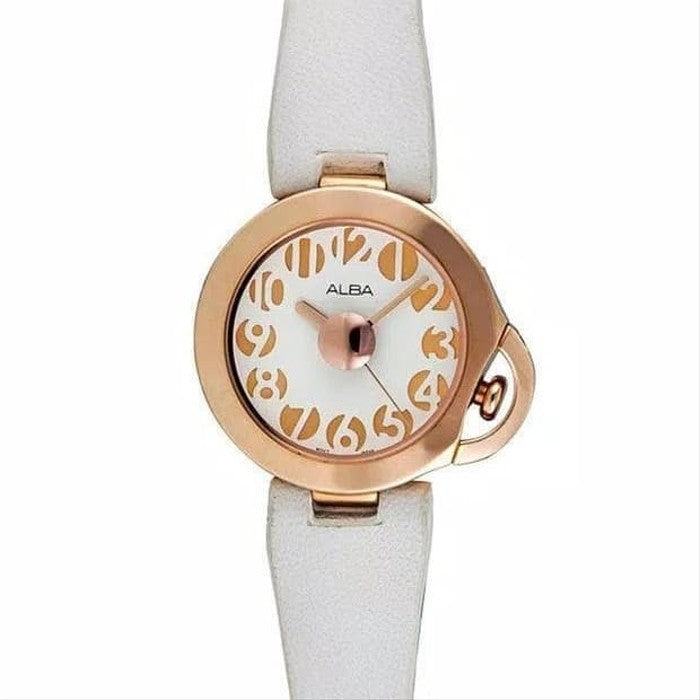 ALBA | White Dial with White Strap | Women's Watch