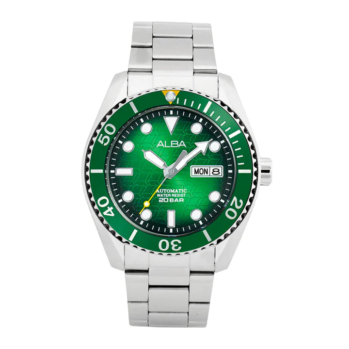 ALBA | Green Dial With Green Bezel Automatic | Men's Watch