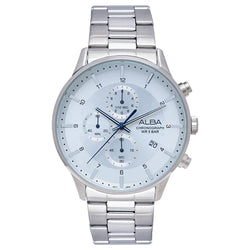 ALBA | Silver White Dial Chronograph | Men's Watch