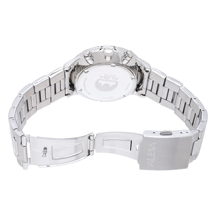 ALBA | Silver White Dial Chronograph | Men's Watch