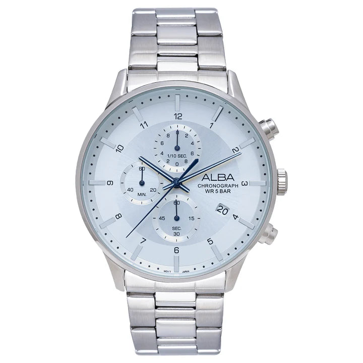 ALBA | Silver White Dial Chronograph | Men's Watch