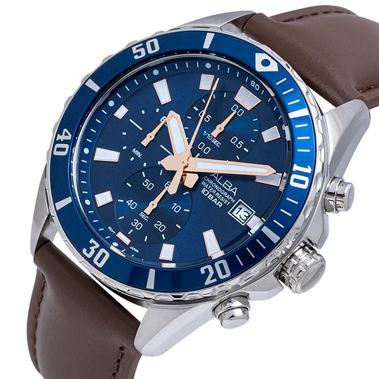 ALBA | Blue Dial Chronograph | Men's Watch