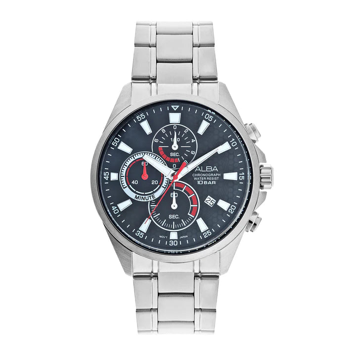 ALBA | Black Dial Chronograph | Men's Watch