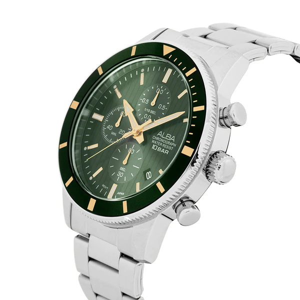 ALBA | Forest Green Dial Chronograph | Men's Watch