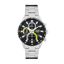 ALBA | Charcoal Black Dial Chronograph Black Bezel | Men's Watch