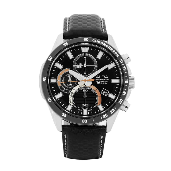 ALBA | Black Dial Chronograph Black Bezel