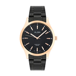 ALBA | Black Dial with Rosegold Case | Men's Watch
