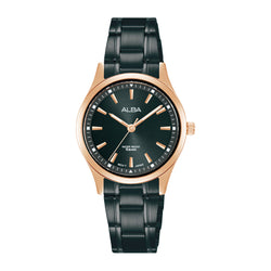 ALBA | Black Dial with Rosegold Case | Women's Watch