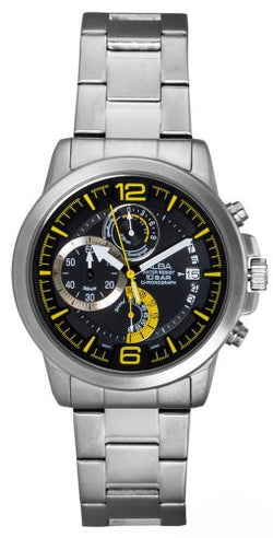 ALBA | Black and Yellow Dial Chronograph | Men's Watch
