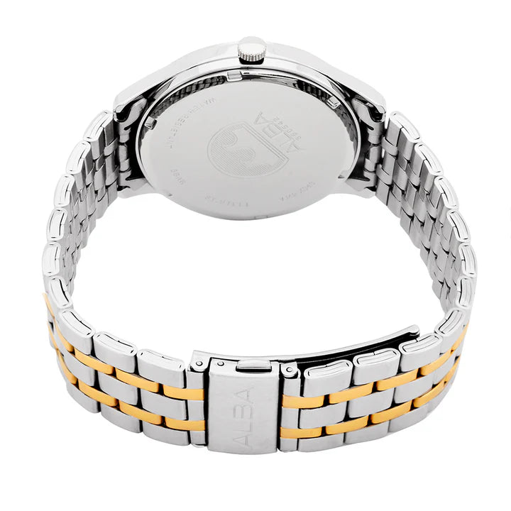 ALBA | White Dial with Golden Index | Men's Watch