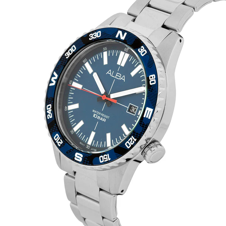 ALBA | Blue Dial With Date | Men's Watch