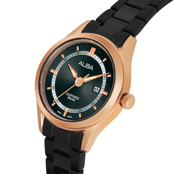 ALBA | Black Dial with Date | Men's Watch