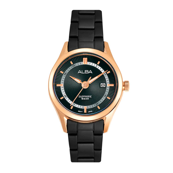 ALBA | Black Dial with Date | Men's Watch