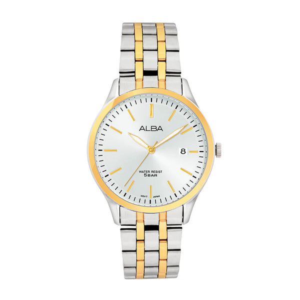 ALBA | White Dial with Golden Index | Men's Watch