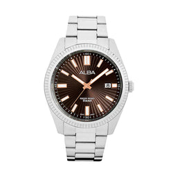 ALBA | Brown Dial with White Index | Men's Watch
