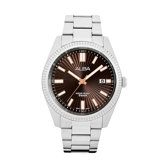 ALBA | Brown Dial with White Index | Men's Watch