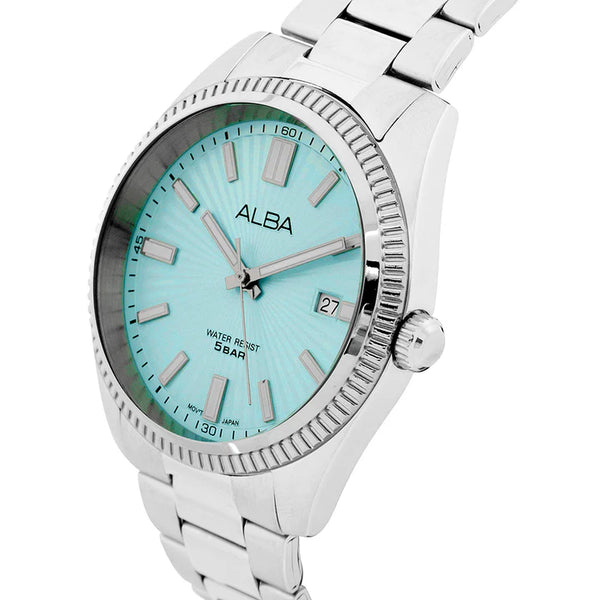 ALBA | Turquoise Blue Dial with White Index | Men's Watch