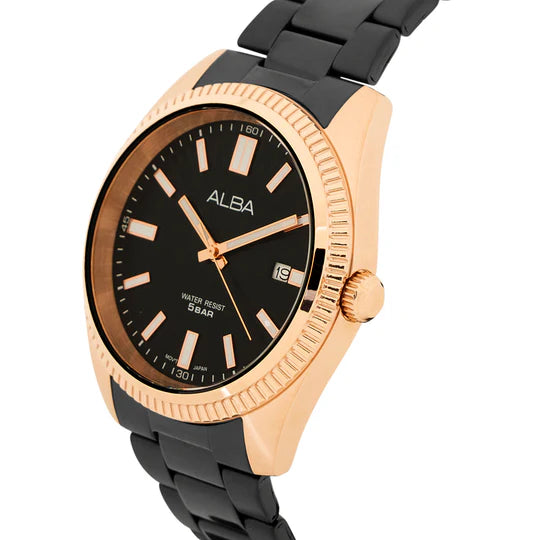 ALBA | Black Dial with White Index | Men's Watch