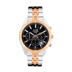 ALBA | Black + Roldgold Dial Chronograph | Men's Watch