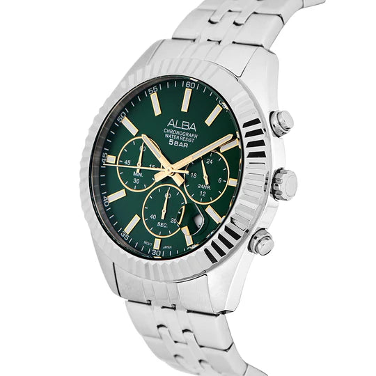 ALBA | Forest Green Dial Chronograph | Men's Watch