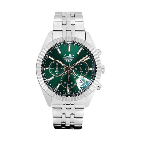 ALBA | Forest Green Dial Chronograph | Men's Watch