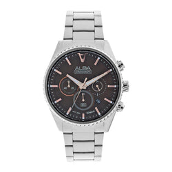 ALBA | Coffee Brown + Rosegold Dial Chronograph | Men's Watch