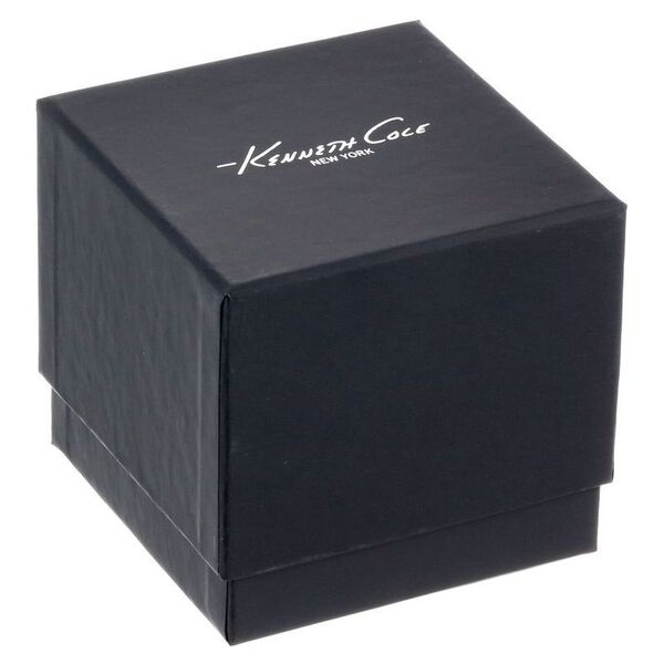 Kenneth Cole Leather Strap Watch for Men- KC10027460MNJ