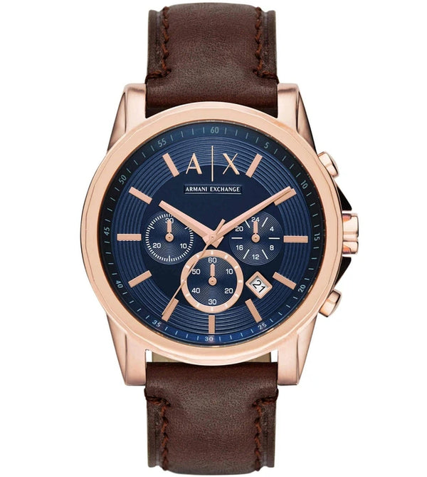 Armani Exchange blue outerbanks watch for men   -AX2508