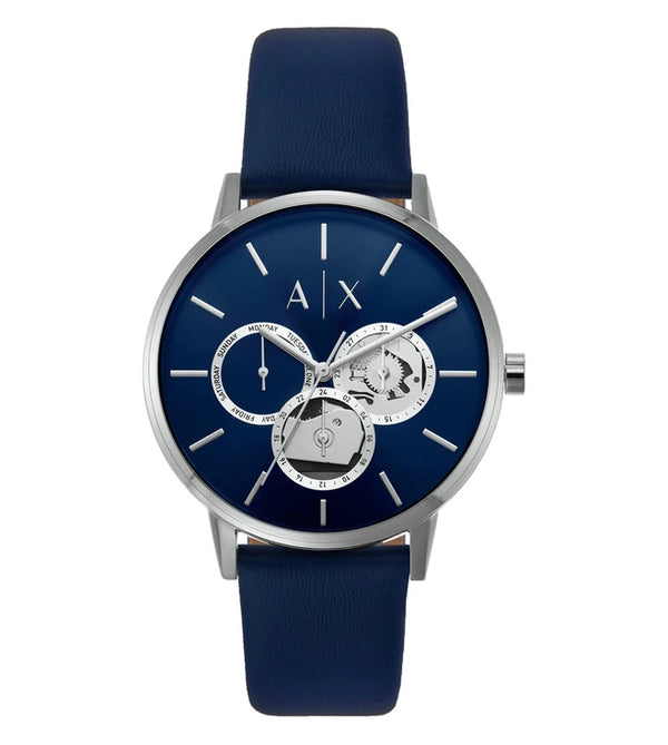 Armani Exchange cayde blue classic dial watch for men -AX2746