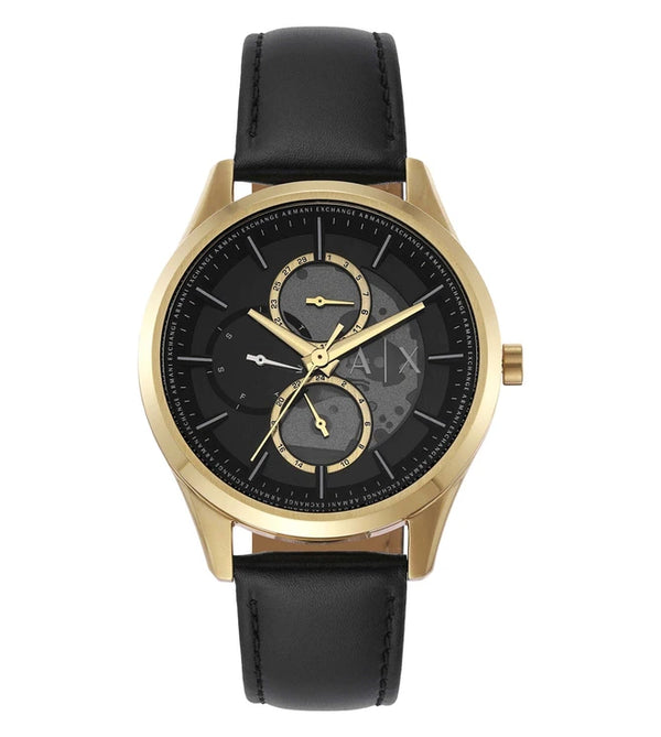 Armani Exchange Dante pro planet leather mens watch -AX1876