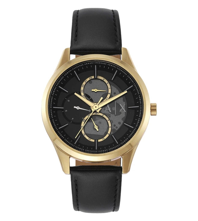 Armani Exchange Dante pro planet leather mens watch -AX1876