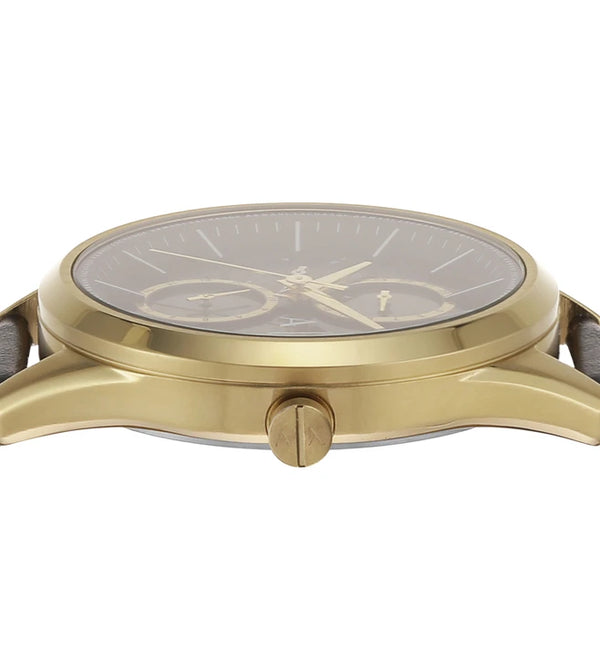 Armani Exchange Dante pro planet leather mens watch -AX1876