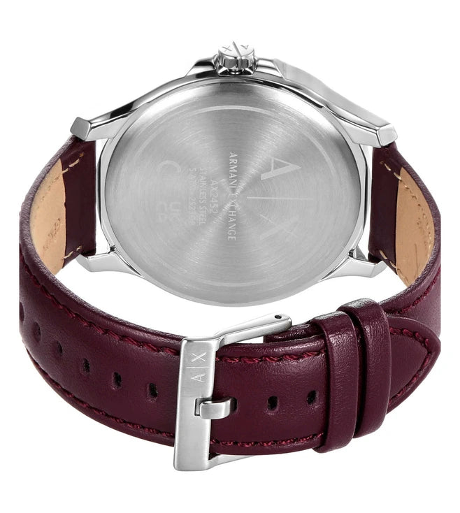 Armani Exchange hampton brown leather mens watch  -AX2452