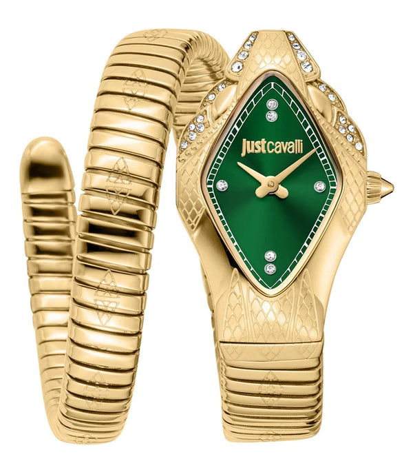 Just Cavalli JC1L306M0045 Green Snake Watch