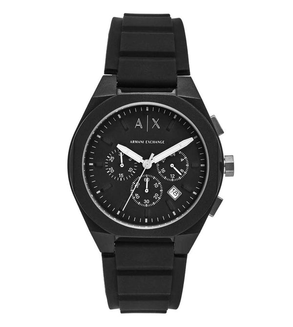 Armani Exchange  mens silicon straps watch -AX4161