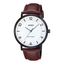Brown Casio Analog Watch MTP-VT03BL-7BDF
